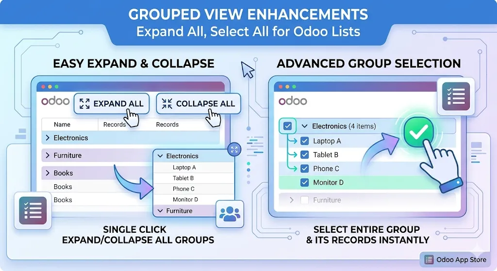Web Group Expand Select
